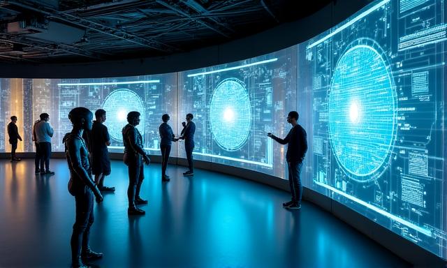 未来のロボット展示会